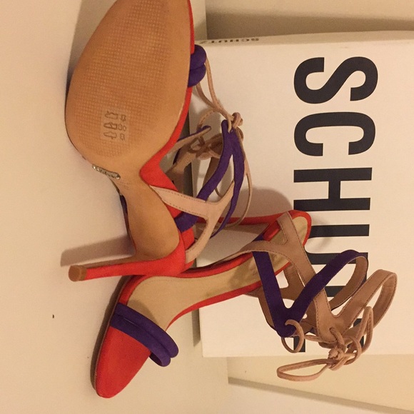 Schutz Evane Leather Sandal - Picture 2 of 5
